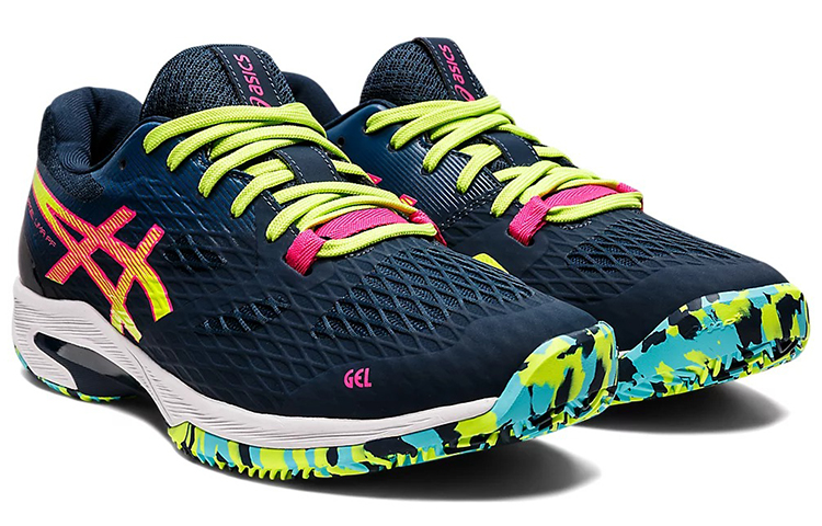 Lookbook ASICS Padel Lima FF ''Blauw Groen'' 1041A199-409