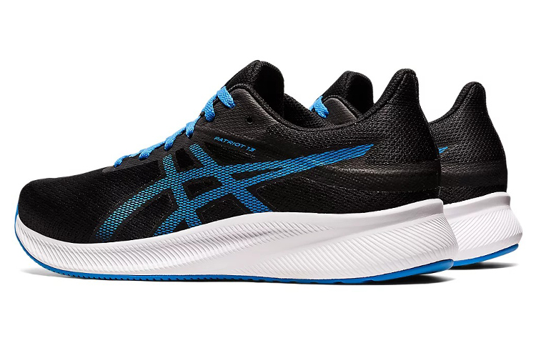 Shop ASICS Patriot 13 'Negro Azul Eléctrico' 1011B485-003