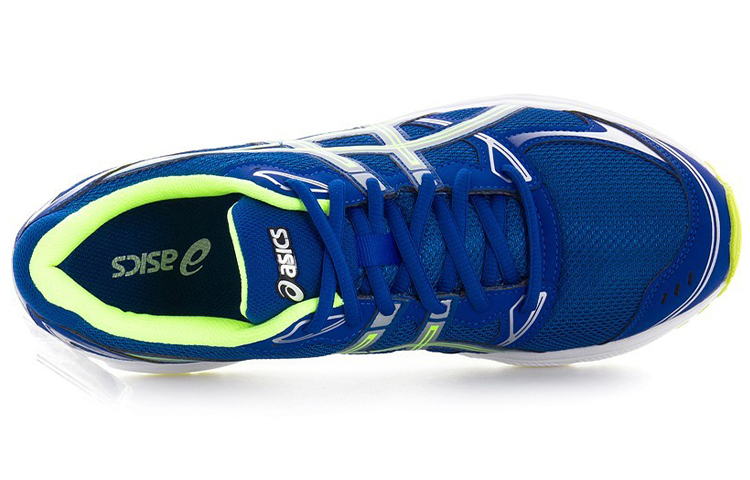 Lookbook 亞瑟士 Patriot 6 運動 防滑耐磨 低幫 跑步鞋 男款 藍黃