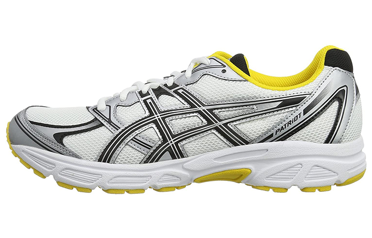Buy Asics Patriot 6 耐磨防滑 低筒運動跑步鞋 白黑黃