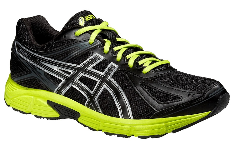 Lookbook ASICS Patriot 7 ''Zwart Zilver Groen'' T4D1N-9005