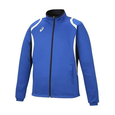 ASICS Patterned Colorblock Zip Jacket Blue XAT12D-45