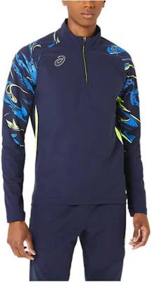 ASICS Patterned High-Neck Pullover Sweatshirt Midnight Blue () 2101A242-405 Buy ASICS Patterned High-Neck Pullover Sweatshirt Midnight Blue () 2101A242-405
