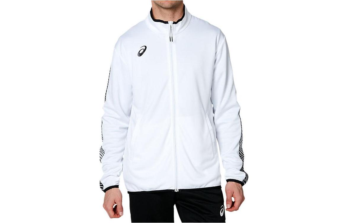 ASICS Patterned Striped Track Jacket White 2031D907-100