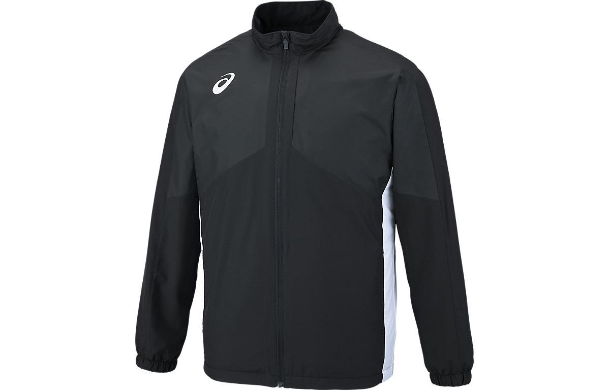 ASICS Performance Black Slim-Fit Full-Zip Long Sleeve Training Jacket 2031A235-001