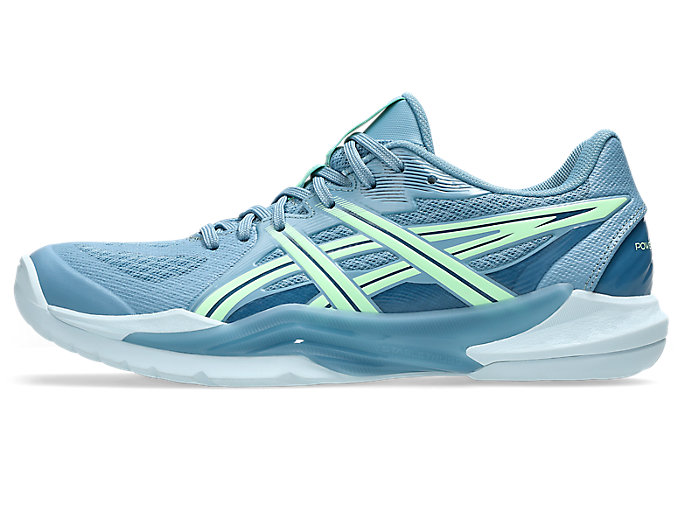 Cheap ASICS Powerbreak FF Tennis Shoes Saba Blue/Menthol 1071A101-401