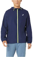 ASICS Pr Lyte Packable Jacket Blue Hooded Zip-Up Long Sleeve Jacket 2011C763-401 ASICS Pr Lyte Packable Jacket Blue Hooded Zip-Up Long Sleeve Jacket 2011C763-401