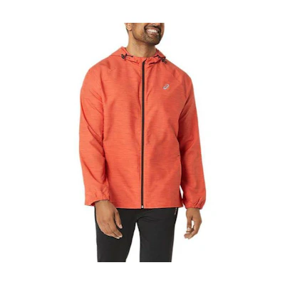 ASICS Pr Lyte Packable Logo Zip Hoodie Jacket Orange 2011C763-612