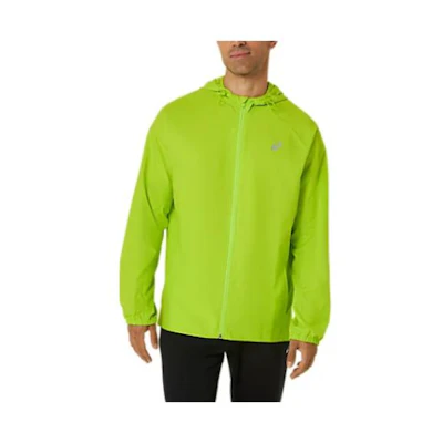 ASICS PR Lyte Unisex Green Zip-Up Hoodie Jacket with Minimal Logo Design 2013A338-323