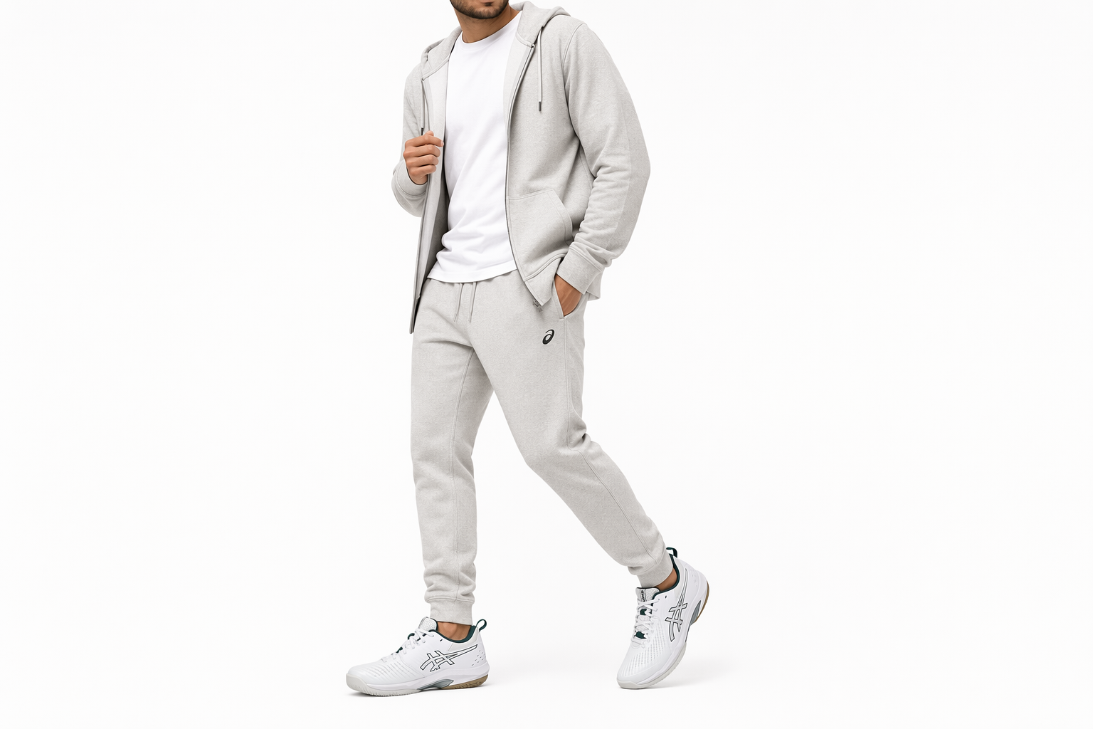 Order ASICS PRESTIGE™ NEO WIDE Chaussures Tennis Blanc/Argenté (Court Polyvalent) 1043A028-100