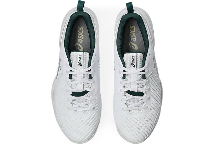 Sizing ASICS PRESTIGE™ NEO WIDE Chaussures Tennis Blanc/Argenté (Court Polyvalent) 1043A028-100