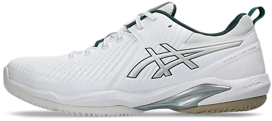 ASICS PRESTIGE™ NEO WIDE Chaussures Tennis Blanc/Argenté (Court Polyvalent) 1043A028-100 1