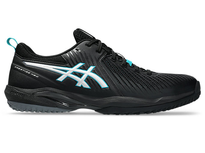 ASICS PRESTIGE NEO OC Tennis Shoes Black/Pure Silver 1043A027-001