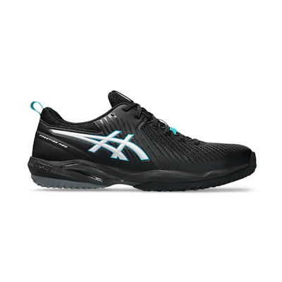 ASICS PRESTIGE NEO OC Tennis Shoes Black/Pure Silver