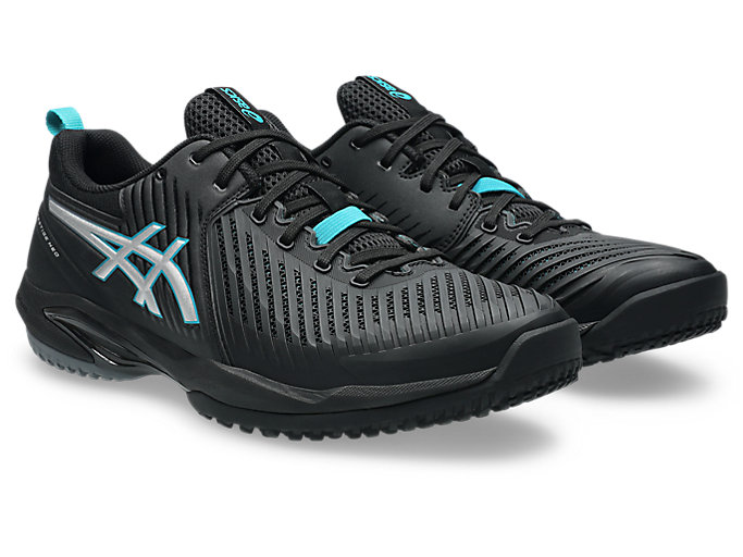 Order 아식스 프레스티지 네오 OC 테니스화 블랙/퓨어 실버 1043A027-001