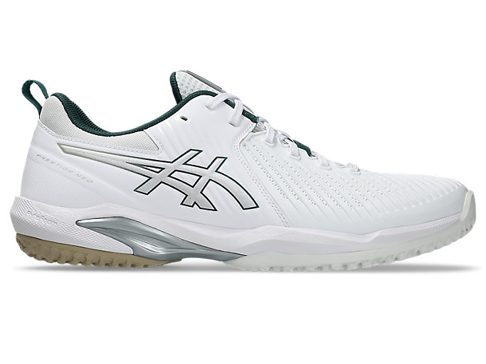 ASICS PRESTIGE NEO OC Tennis Shoes White/Pure Silver 1043A027-100