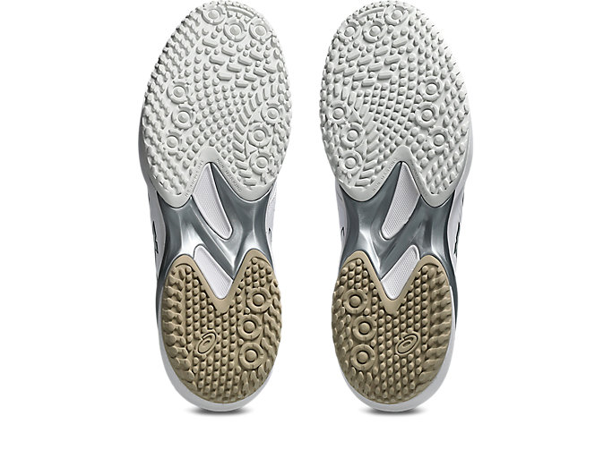 Sizing ASICS PRESTIGE NEO OC Zapatillas de Tenis Blanco/Plata Puro 1043A027-100