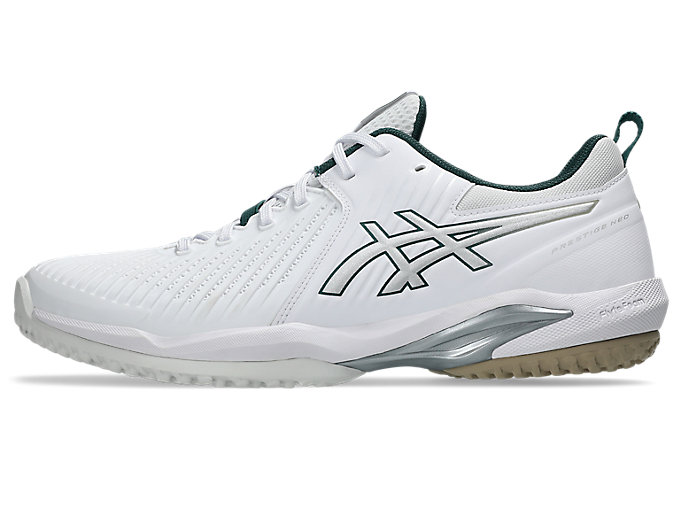 Cheap ASICS PRESTIGE NEO OC Zapatillas de Tenis Blanco/Plata Puro 1043A027-100