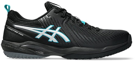 ASICS Prestige Neo OC Wide Tennis Shoes Black/Pure Silver 1043A029-001 ASICS Prestige Neo OC Wide Tennis Shoes Black/Pure Silver 1043A029-001