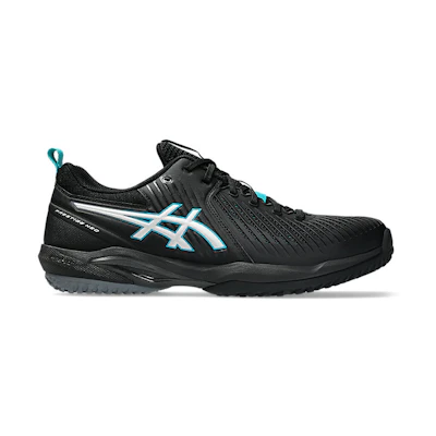 ASICS Prestige Neo OC Wide Tennis Shoes Black/Pure Silver