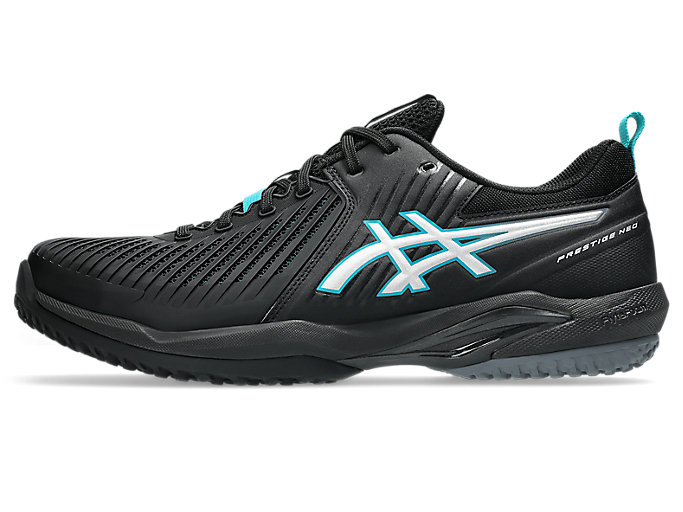 Cheap Zapatillas de Tenis ASICS Prestige Neo OC Wide Negro/Plata Pura 1043A029-001