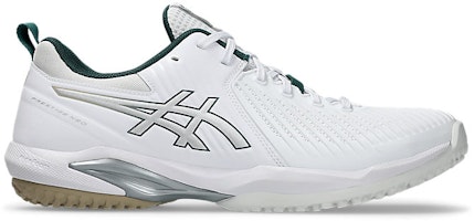 ASICS Prestige Neo OC Wide Tennis Shoes White/Pure Silver 1043A029-100 ASICS Prestige Neo OC Wide Tennis Shoes White/Pure Silver 1043A029-100