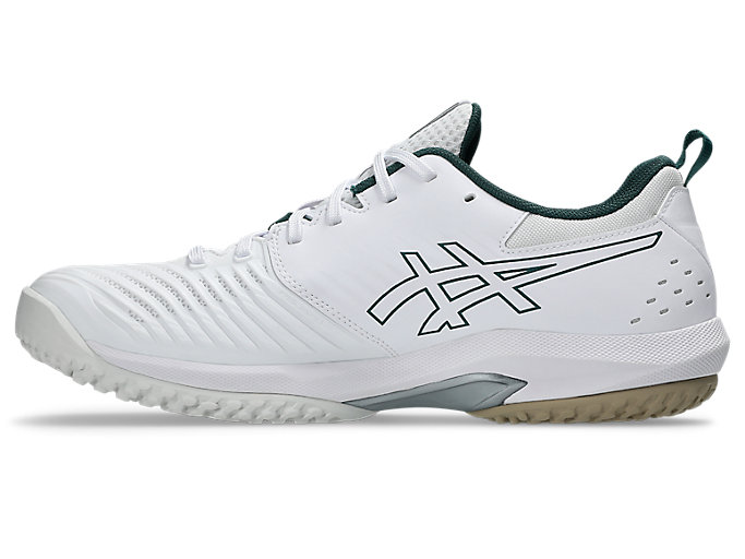 Shop Zapatillas de Tenis ASICS Prestige Neo OC Wide Blanco/Plata Pura 1043A029-100