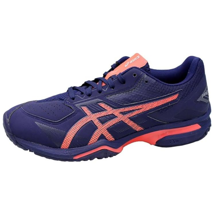 ASICS Prestigelyte 4 OC Tennis Shoes 'Peacoat Flash Coral' 1043A013-401