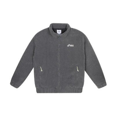 ASICS Printed Letter High Collar Zip Jacket Unisex Grey 2203A201-020