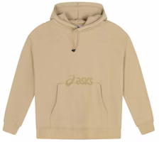 ASICS Printed Logo Pullover Hoodie Khaki Unisex Long Sleeve Sweater 2203A211-200 ASICS Printed Logo Pullover Hoodie Khaki Unisex Long Sleeve Sweater 2203A211-200