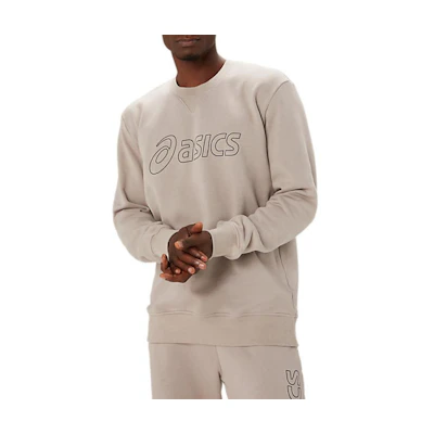 ASICS Pullover Sweatshirt Moon Rock Graphite Grey Crewneck 2031E192-250