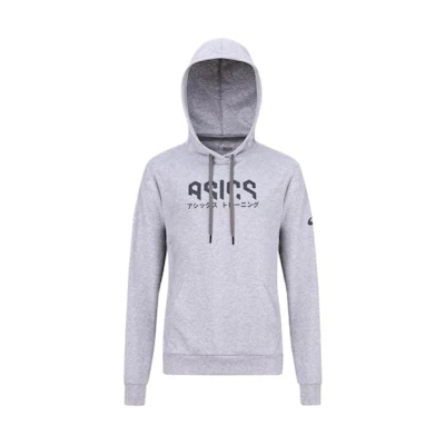 ASICS Quick-Dry Letter Print Training Sweatshirt - Gray 2031E357-020