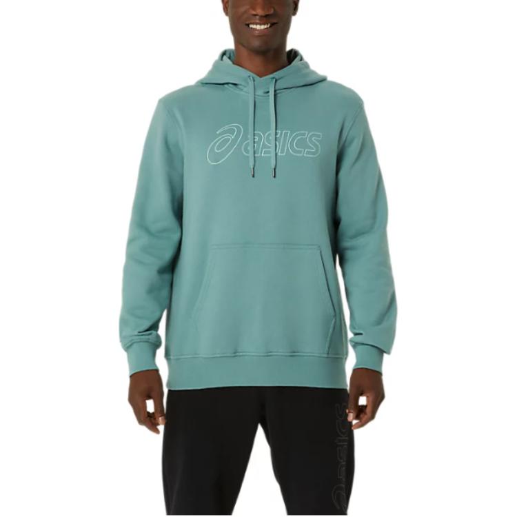 ASICS Quick-Dry Sweatshirt with Logo Print - Celadon 2031E187-301
