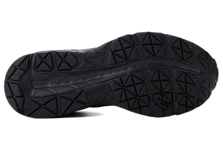 Shop Asics Raiden 2 運動 減震防滑 低筒 跑步鞋 男款 純黑色