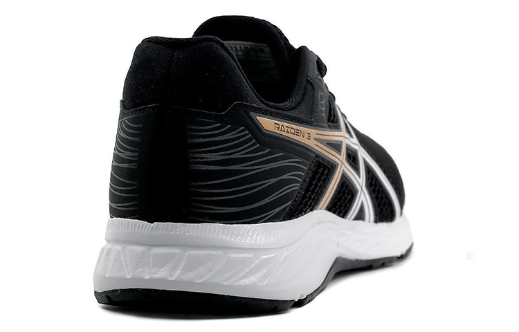 Lookbook Asics Raiden 3 舒適透氣慢跑鞋 黑金