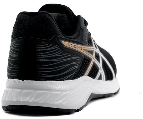 Asics Raiden 3 舒適透氣慢跑鞋 黑金 Lookbook Asics Raiden 3 舒適透氣慢跑鞋 黑金