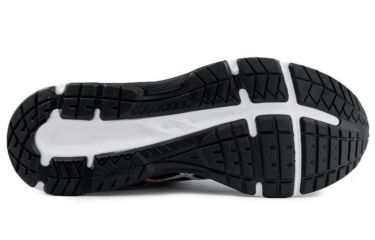 Shop Asics Raiden 3 舒適透氣慢跑鞋 黑金