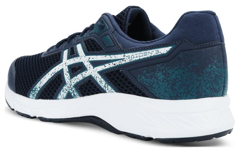Shop ASICS Raiden 3 'Biru dan Putih' Sneakers 1011B650-400