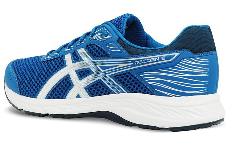 Lookbook ASICS Raiden 3 'Gem Blue' Sepatu Olahraga Pria 1011B406-403