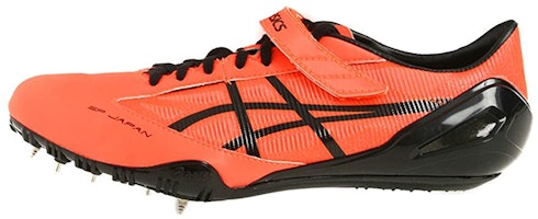 ASICS Raysprint 2 Velcro Non-Slip Breathable Low Top Professional Athletics Orange Black TTP511-0690 ASICS Raysprint 2 Velcro Non-Slip Breathable Low Top Professional Athletics Orange Black TTP511-0690