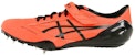 ASICS Raysprint 2 Velcro Kasut Sukan Profesional Rendah Oren Hitam Tidak Licin TTP511-0690