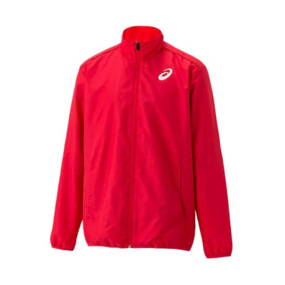 ASICS Red Logo Printed Long-Sleeve Jacket 2091A165-600