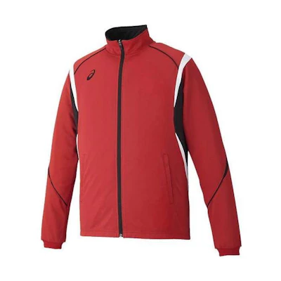 ASICS Red Striped Zip-Up Track Jacket 2031D814-600