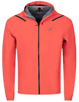 ASICS Red Windproof Zipper Hoodie Jacket Casual Sportswear Long Sleeve 2011C242-601 ASICS Red Windproof Zipper Hoodie Jacket Casual Sportswear Long Sleeve 2011C242-601
