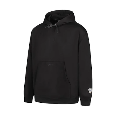 ASICS Retro Oversized Black Hoodie Unisex Casual Wear 2203A240-001
