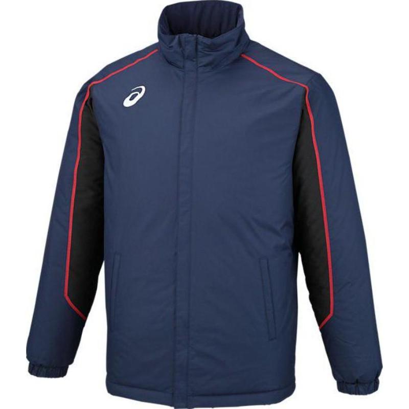 ASICS Retro Zip-Up Track Jacket with Logo - Navy Blue 2031A233-401