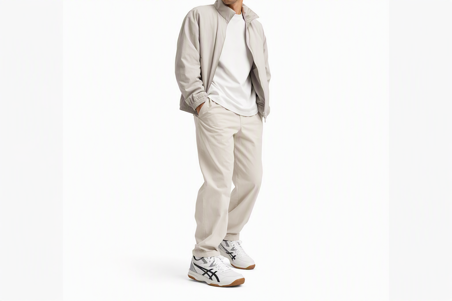 Order Asics RIVRE CF 減震耐磨 低筒 羽毛球鞋 男女同款 白黑