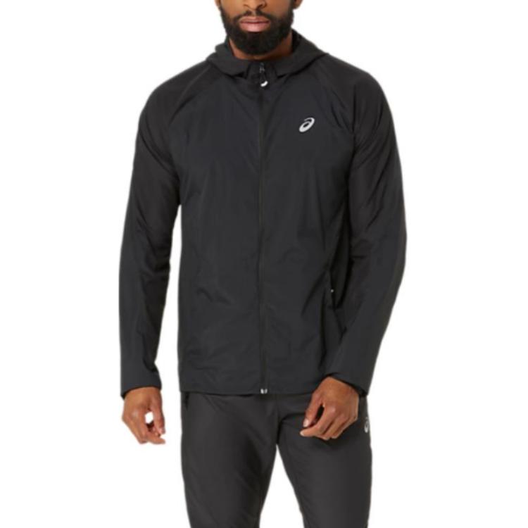 ASICS ROAD Breathable Long-Sleeve Running Jacket - Performance Black 2011D084-001