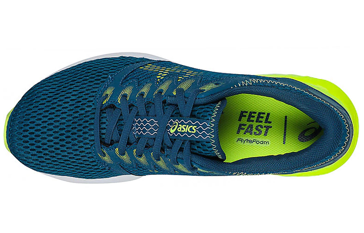 Shop アシックス ロードホークFF2 青白黄 1011A136-401
