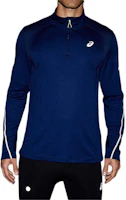 ASICS ROADLITE-SHOW 1/2 Zip Top Jacket - Warm, Soft, High-Neck, Blue 2011D094-401 ASICS ROADLITE-SHOW 1/2 Zip Top Jacket - Warm, Soft, High-Neck, Blue 2011D094-401